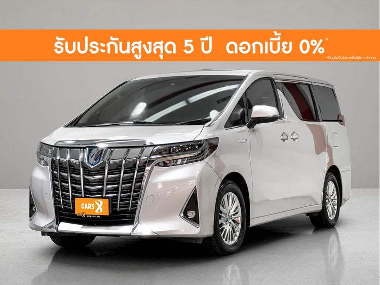 รถ Toyota Alphard 2.5 HV G F-Package 4WD สี ขาว