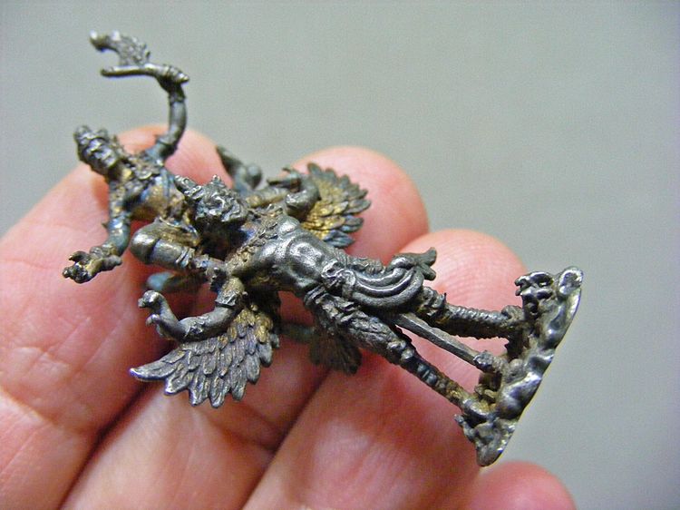 รุ่นแรก สร้างน้อย เทพพระราหูทรงครุฑ หายาก รูปที่ 5