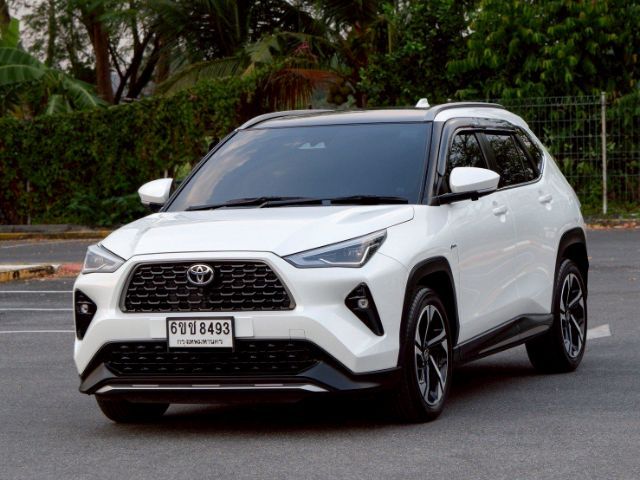 Toyota Yaris Cross 2025 1.5 HEV Premium Luxury Sedan ไฮบริด ไม่ติดแก๊ส เกียร์อัตโนมัติ ขาว รูปที่ 2