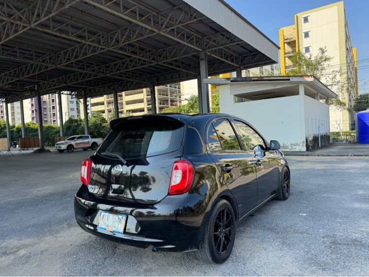 Nissan March 2017 1.2 S Pickup เบนซิน ไม่ติดแก๊ส เกียร์ธรรมดา ดำ รูปที่ 4