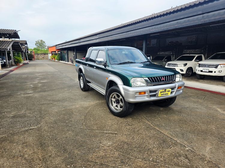 Mitsubishi Strada Grandis 2000 2.8 Grandis GLS 4WD Pickup ดีเซล ไม่ติดแก๊ส เกียร์ธรรมดา เขียว