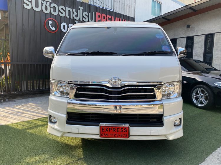 Toyota Ventury 2016 3.0 V Van ดีเซล ไม่ติดแก๊ส เกียร์อัตโนมัติ ขาว รูปที่ 2
