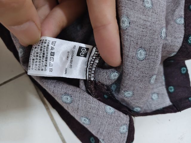 เสื้อฮาวาย uniqlo M : GU L  สภาพดีมาก  (2ตัว) รูปที่ 5
