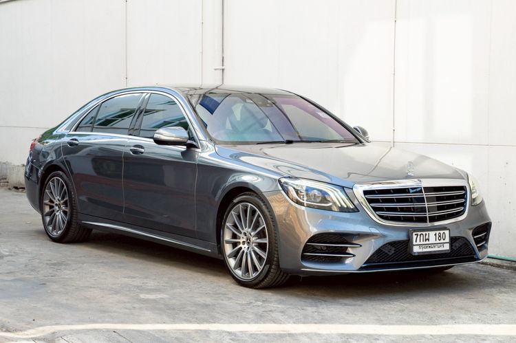 Mercedes-Benz S-Class 2018 S350 Sedan ดีเซล ไม่ติดแก๊ส เกียร์อัตโนมัติ เทา