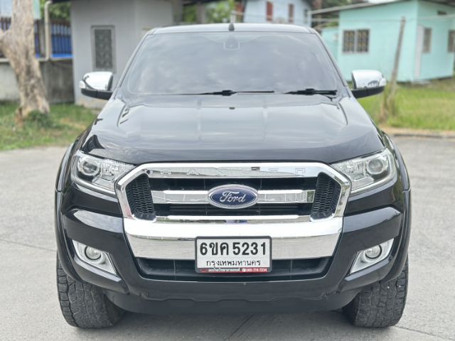 Ford Ranger 2016 2.2 Hi-Rider XLT Pickup ดีเซล ไม่ติดแก๊ส เกียร์อัตโนมัติ ดำ รูปที่ 3