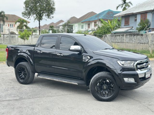 Ford Ranger 2016 2.2 Hi-Rider XLT Pickup ดีเซล ไม่ติดแก๊ส เกียร์อัตโนมัติ ดำ รูปที่ 4