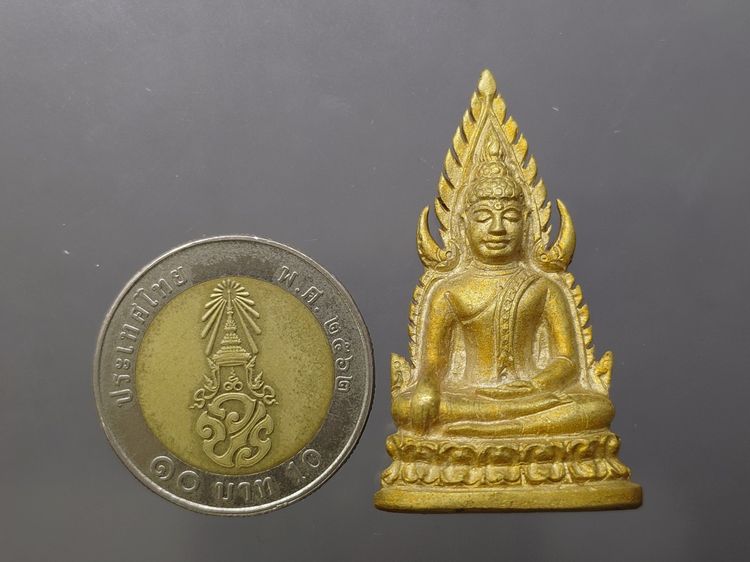 พระพุทธชินราช ย้อนยุคอินโดจีน รุ่นมหาจักรพรรดิ เนื้อทองระฆังเก่า วัดพระศรีรัตนมหาธาตุฯ ปี2555 พร้อมกล่องเดิม รูปที่ 7