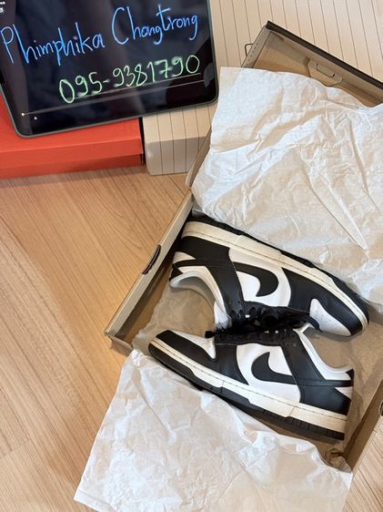 Nike Dunk Low Next Nature Panda แท้ 🖤 38.5 รูปที่ 9
