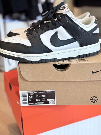 Nike Dunk Low Next Nature Panda แท้ 🖤 38.5 รูปที่ 10