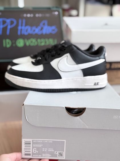 Nike Air Force 1 LV8 GS Panda แท้ 🖤 38.5 รูปที่ 10
