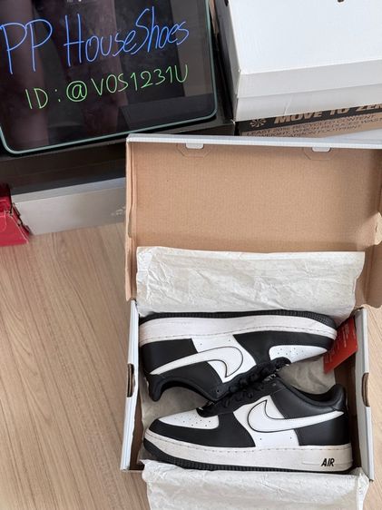 Nike Air Force 1 LV8 GS Panda แท้ 🖤 38.5 รูปที่ 9