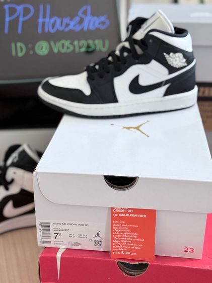 Nike Air Jordan 1 Mid SE แท้ 🖤 38.5 รูปที่ 10