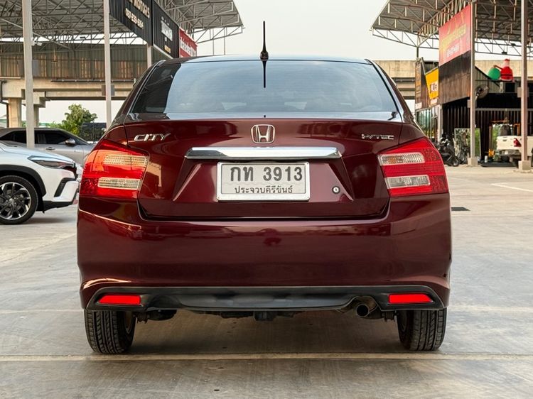 Honda City 2013 1.5 S Sedan เบนซิน ไม่ติดแก๊ส เกียร์อัตโนมัติ แดง รูปที่ 4