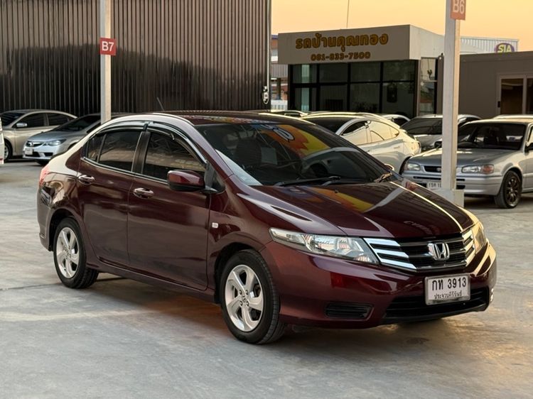 Honda City 2013 1.5 S Sedan เบนซิน ไม่ติดแก๊ส เกียร์อัตโนมัติ แดง รูปที่ 3