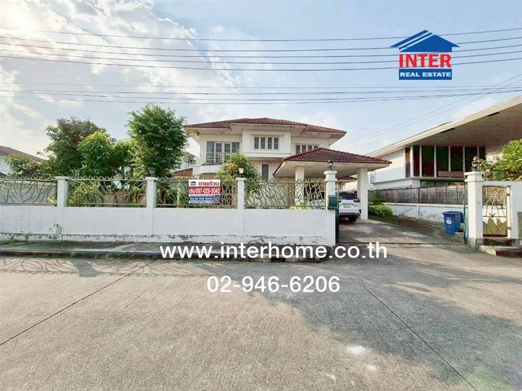 บ้านเดี่ยว 2 ชั้น 104 ตร.ว. หมู่บ้าน โชคประชาวิลล่า ใกล้เมืองทองธานี ศูนย์ราชการแจ้งวัฒนะ ถนนแจ้งวัฒนะ ถนนประชาชื่น ปากเกร็ด นนทบุรี รูปที่ 3