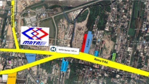 ขาย และ ให้เช่า ที่ดินแปลงใหญ่ติดถนนพระราม 9 เนื้อที่ 7-2-85 ไร่