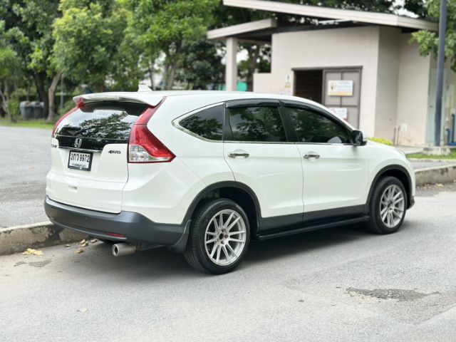 Honda CR-V 2013 2.0 E 4WD Utility-car เบนซิน ไม่ติดแก๊ส เกียร์อัตโนมัติ ขาว รูปที่ 4
