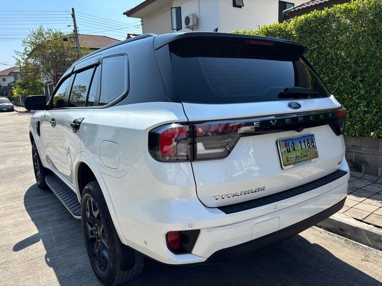 Ford Everest 2024 2.0 Titanium Plus 4WD Utility-car ดีเซล เกียร์อัตโนมัติ ขาว รูปที่ 4