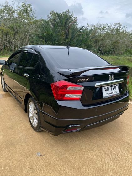 Honda City 2012 1.5 V เบนซิน ไม่ติดแก๊ส เกียร์อัตโนมัติ ดำ รูปที่ 3