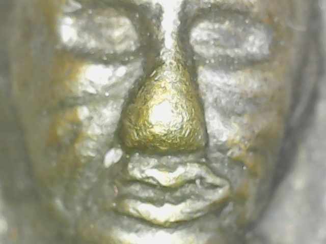 หลวงปู่ทวด หลังเตารีด พิมพ์ใหญ่A เนื้อโลหะผสม(ทองผสม) ปี2505 รูปที่ 8