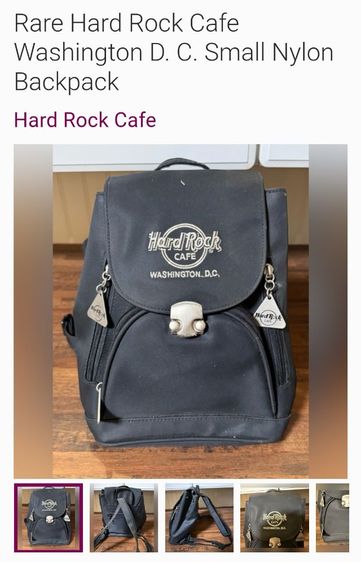กระเป๋าเป้​แบรนด์​ Hard​ Rock​ Cafe​ มือ​ 2​ รูปที่ 17