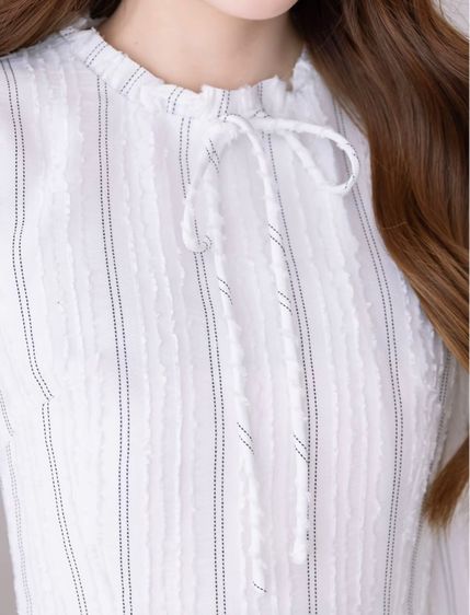 ชุดเดรสสีขาว alert brand รูปที่ 5