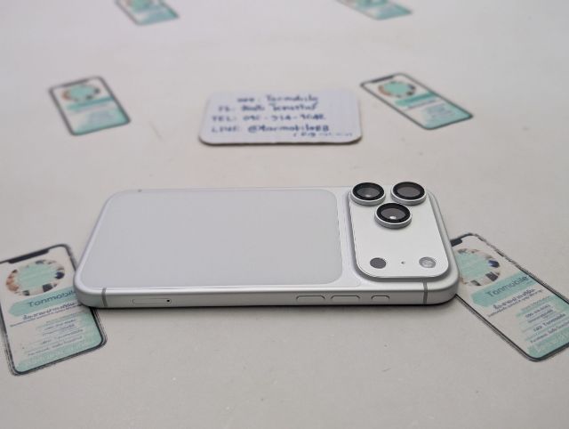 ขาย เทิร์น iPhone 17 Pro Max 256 Silver ศูนย์ไทย สภาพใหม่เอี่ยม อุปกรณ์ครบยกกล่อง ประกันยาว 8 เดือน สุขภาพแบต 100 เพียง 44,590 บาท ครับ  รูปที่ 5