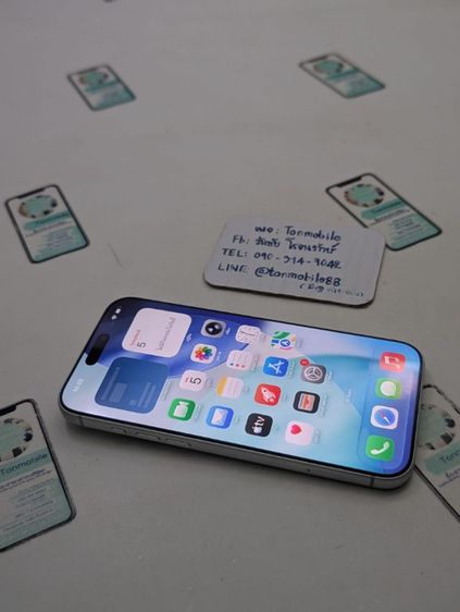 ขาย เทิร์น iPhone 17 Pro Max 256 Silver ศูนย์ไทย สภาพใหม่เอี่ยม อุปกรณ์ครบยกกล่อง ประกันยาว 8 เดือน สุขภาพแบต 100 เพียง 44,590 บาท ครับ  รูปที่ 2