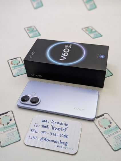 ขาย เทิร์น Vivo V60 Lite 5G Ram 12 Rom 256 ศูนย์ไทย สภาพสวย อุปกรณ์ครบยกกล่อง ประกันยาว เพียง 7,590 บาท ครับ รูปที่ 2