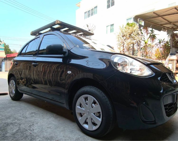 Nissan March 2019 1.2 E Sedan เบนซิน LPG เกียร์ธรรมดา ดำ รูปที่ 2
