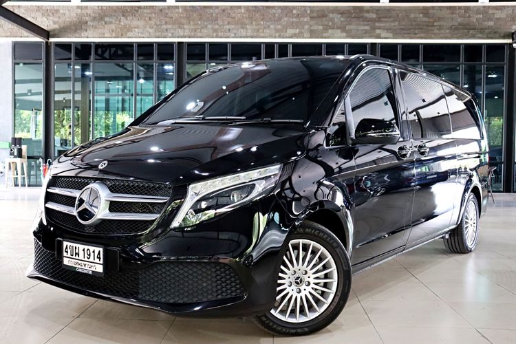 Mercedes-Benz V-Class 2021 V250 Van ดีเซล ไม่ติดแก๊ส เกียร์อัตโนมัติ ดำ รูปที่ 2