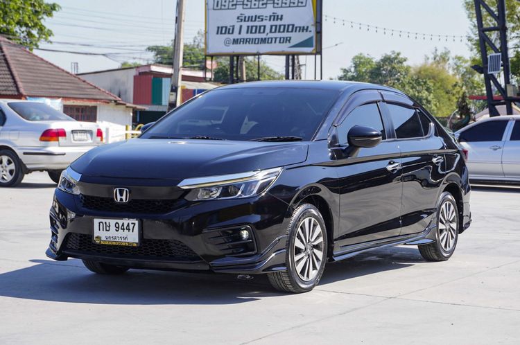 Honda City 2020 1.0 SV Sedan เบนซิน ไม่ติดแก๊ส เกียร์อัตโนมัติ ดำ