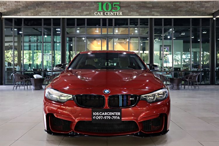 BMW Series 4 2017 430i Sedan เบนซิน ไม่ติดแก๊ส เกียร์อัตโนมัติ ส้ม รูปที่ 2
