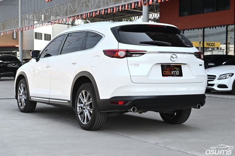Mazda CX-8 2022 2.2 XDL Exclusive 4WD Utility-car ดีเซล ไม่ติดแก๊ส เกียร์อัตโนมัติ ขาว รูปที่ 3