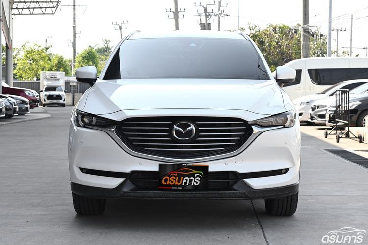 Mazda CX-8 2022 2.2 XDL Exclusive 4WD Utility-car ดีเซล ไม่ติดแก๊ส เกียร์อัตโนมัติ ขาว รูปที่ 2