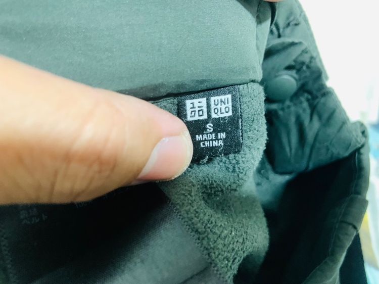 กางเกง UNIQLO แท้ 💯 size S วัดจริงเอว 27-32 ใส่ได้ ผ้ายืดหยุ่นดีมาก สีเขียวทหาร ปรับขนาดได้  ยาว 39.5 ปลายขา 7 นิ้ว สภาพดีมาก ทรงสวย รูปที่ 10