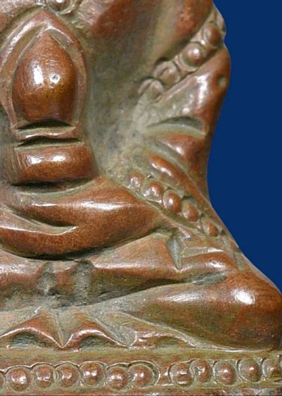 พระกริ่งน้ำท่วม วัดสุทัศนเทพวราราม ปี 2485 เนื้อแดง พิมพ์แต่ง ก้นจาร รูปที่ 12