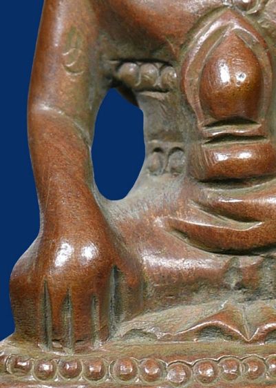 พระกริ่งน้ำท่วม วัดสุทัศนเทพวราราม ปี 2485 เนื้อแดง พิมพ์แต่ง ก้นจาร รูปที่ 10