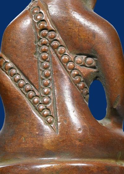 พระกริ่งน้ำท่วม วัดสุทัศนเทพวราราม ปี 2485 เนื้อแดง พิมพ์แต่ง ก้นจาร รูปที่ 17