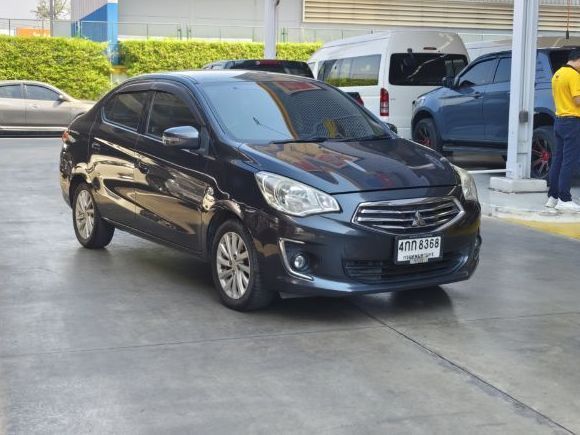 Mitsubishi Attrage 2013 1.2 GLS LTD Sedan เบนซิน ไม่ติดแก๊ส เกียร์อัตโนมัติ เทา รูปที่ 2