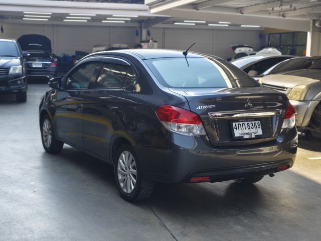 Mitsubishi Attrage 2013 1.2 GLS LTD Sedan เบนซิน ไม่ติดแก๊ส เกียร์อัตโนมัติ เทา รูปที่ 4