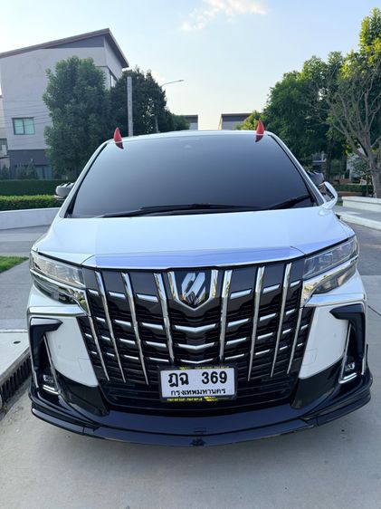 Toyota Alphard 2021 2.5 S C-Package Van เบนซิน ไม่ติดแก๊ส เกียร์อัตโนมัติ ขาว