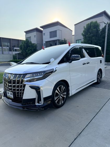 Toyota Alphard 2021 2.5 S C-Package Van เบนซิน ไม่ติดแก๊ส เกียร์อัตโนมัติ ขาว รูปที่ 2