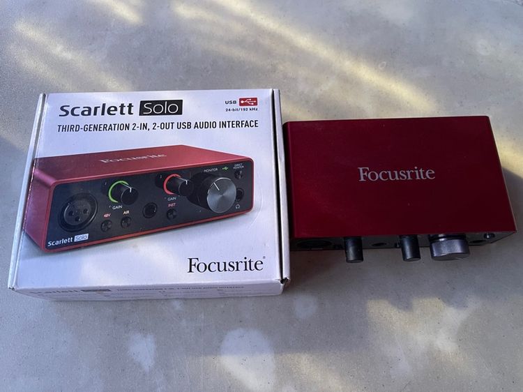 รายการโปรด Focusrite Scarlett Solo (3rd Generation) รูปที่ 5
