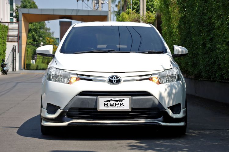 Toyota Vios 2014 1.5 E Sedan เบนซิน ไม่ติดแก๊ส เกียร์อัตโนมัติ ขาว รูปที่ 3