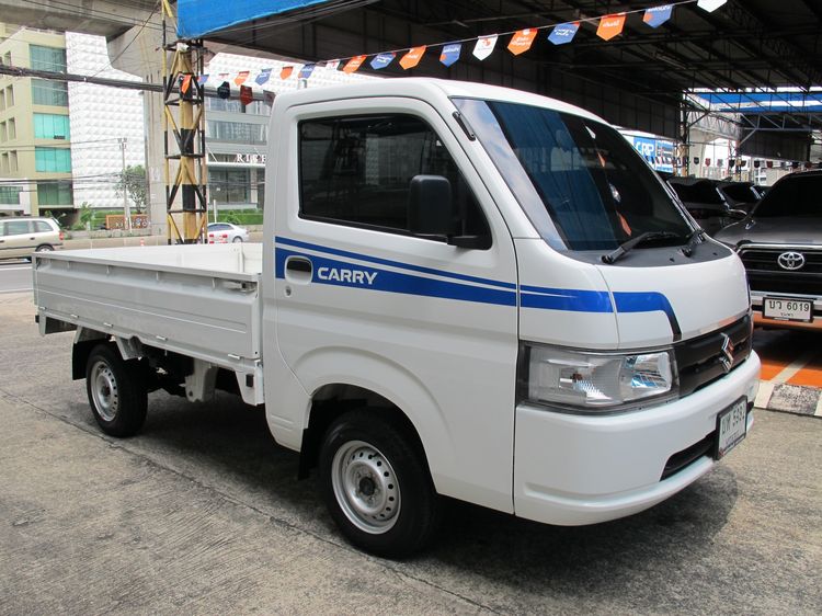 Suzuki Carry 2023 1.5 Pickup เบนซิน ไม่ติดแก๊ส เกียร์ธรรมดา ขาว รูปที่ 2