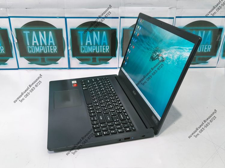 โน๊ตบุคเล่นเกมส์มือสอง Acer AMD Athlon 3050U Ram4GB SSD120GB รูปที่ 3