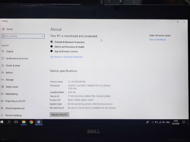 notebook dell E6440 core i7 สภาพดีพร้อมใช้ รูปที่ 8