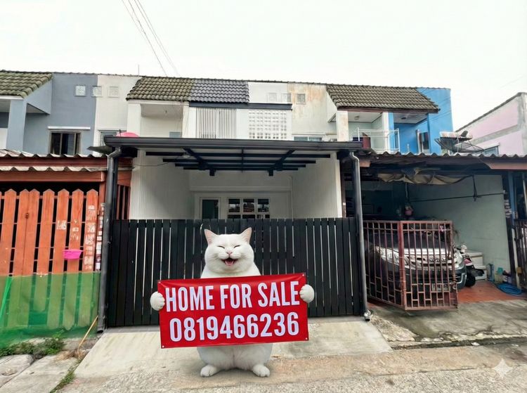 ทาวน์เฮ้าส์รีโนเวทใหม่เอี่ยมทั้งหลัง 🏡 📍 ม.มโนรมย์ 5 (ซ.หทัยราษฎร์ 39) เข้าซอยแค่ 100 เมตร ✨ พร้อมอยู่ทันที ไม่ต้องซ่อม เพียง 1.35 ล้านบ