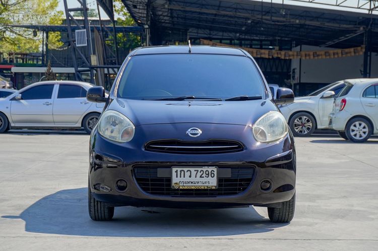 Nissan March 2013 1.2 E Sedan เบนซิน LPG เกียร์อัตโนมัติ ม่วง รูปที่ 2